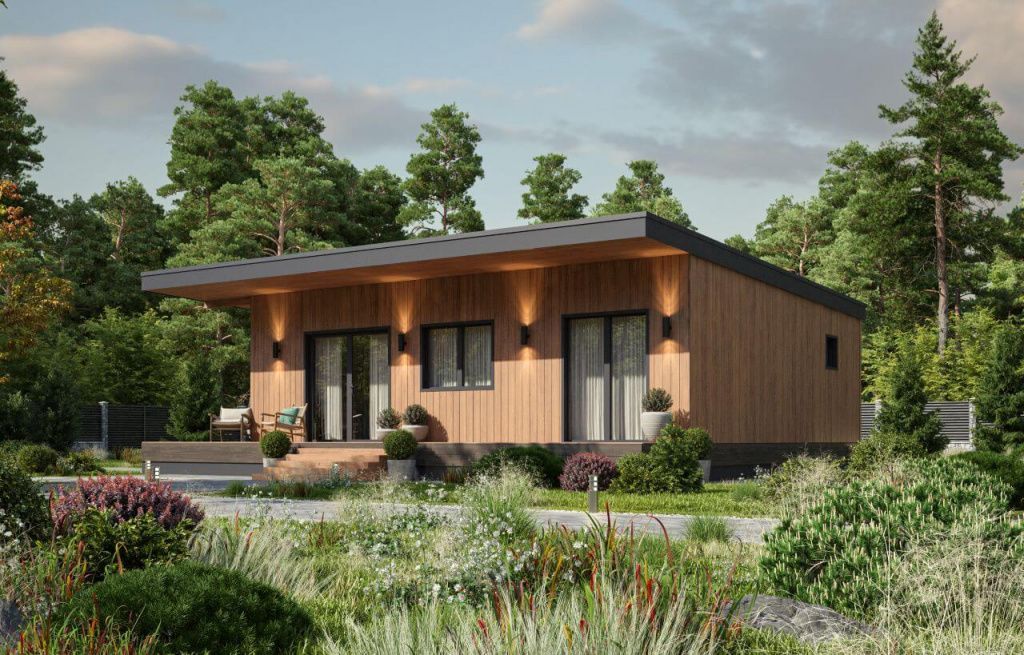 Каркасная баня Фрайбург (11х10)