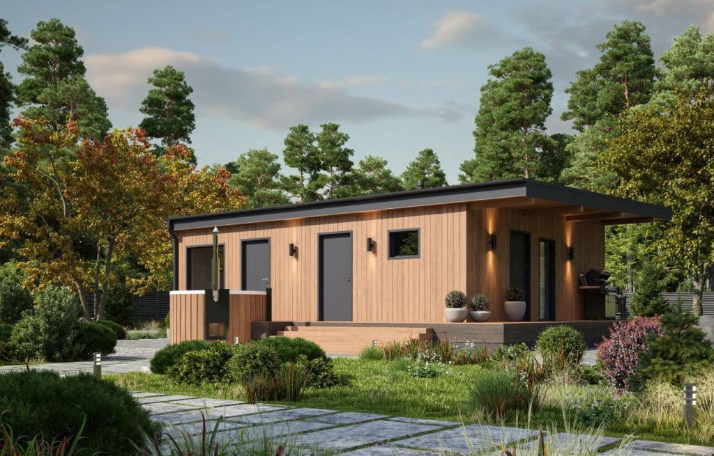 Каркасная баня Фрайбург (11х10)