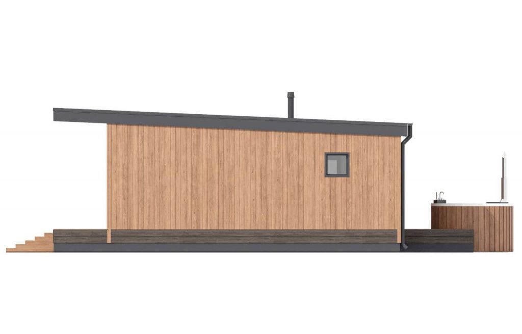 Каркасная баня Фрайбург (11х10)