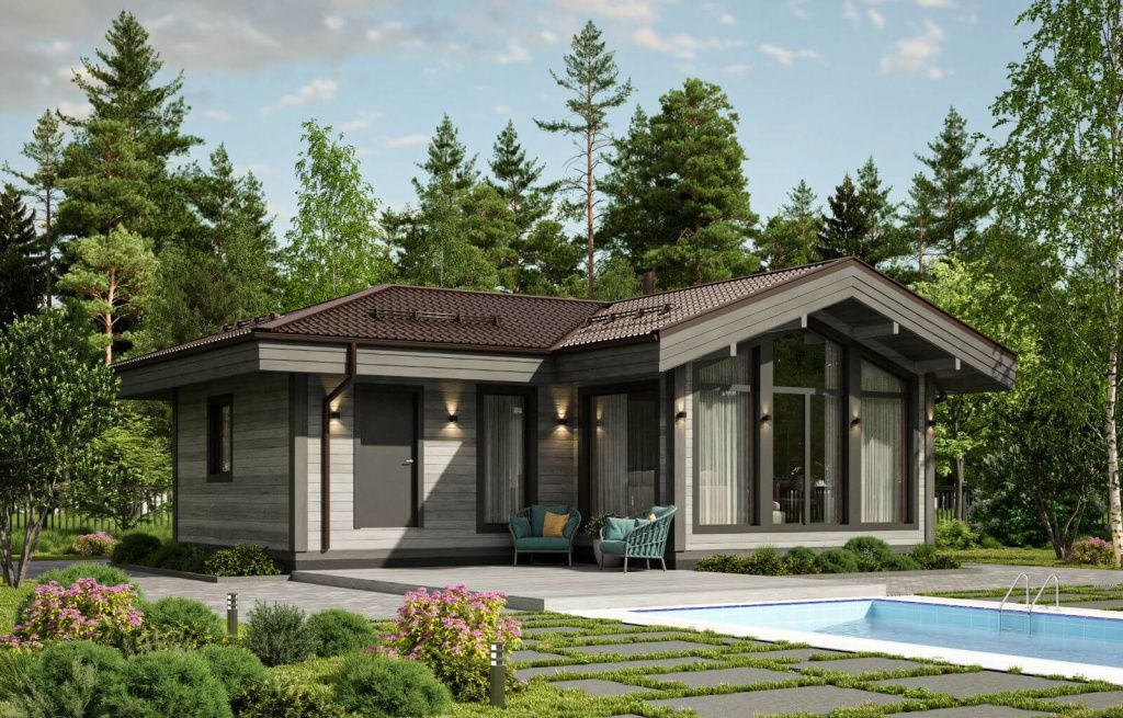 Каркасная баня Корк (8×10)