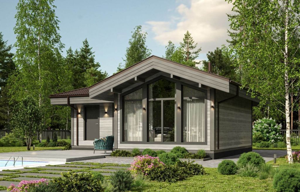 Каркасная баня Корк (8×10)