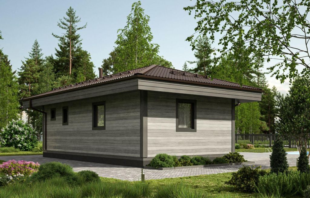 Каркасная баня Корк (8×10)