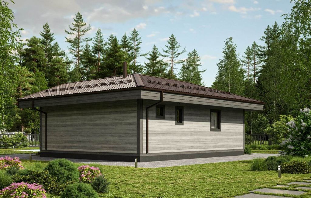 Каркасная баня Корк (8×10)