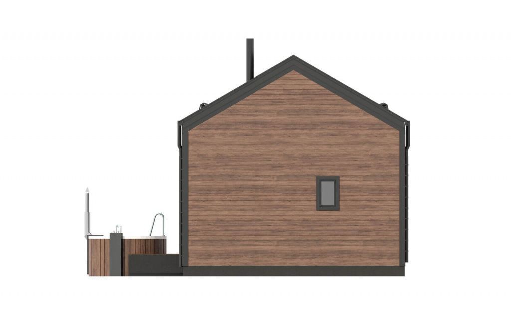 Каркасная баня Нант (10х8)