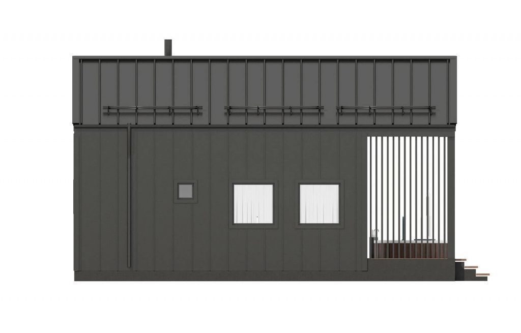 Каркасная баня Нант (10х8)