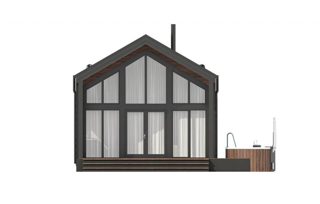 Каркасная баня Нант (10х8)