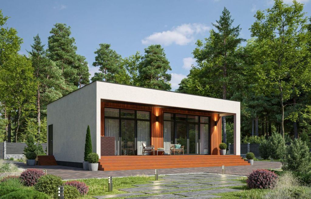 Каркасная баня Таллин (9×10)