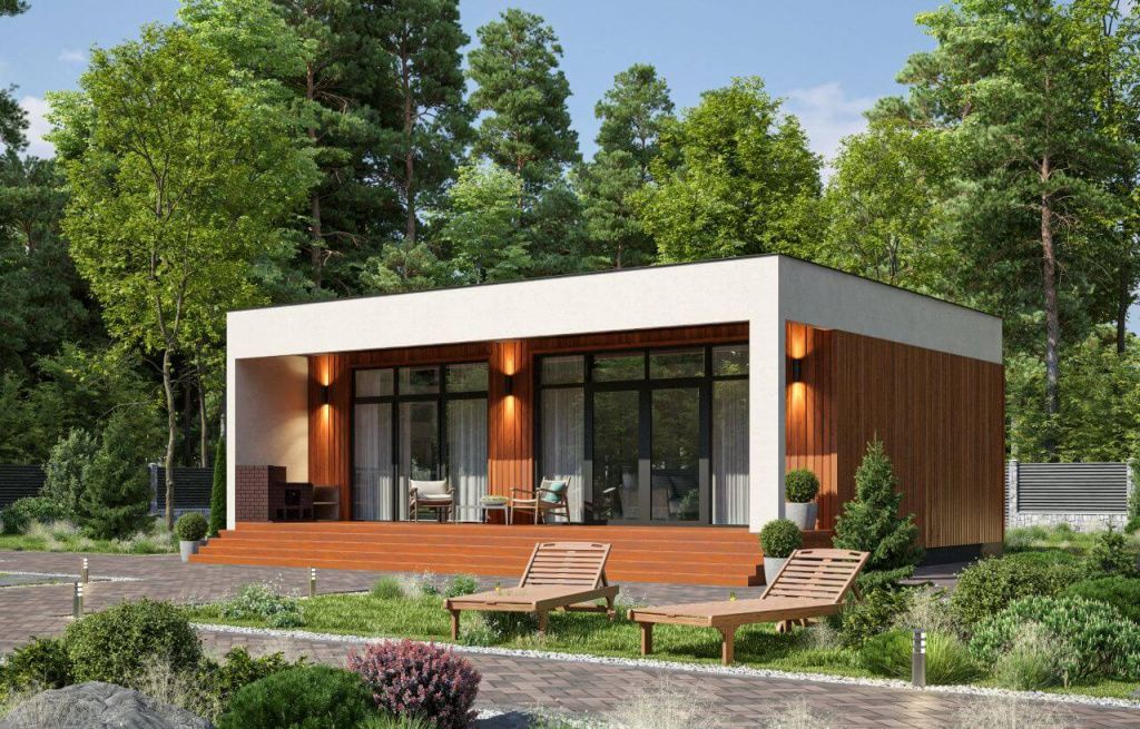 Каркасная баня Таллин (9×10)