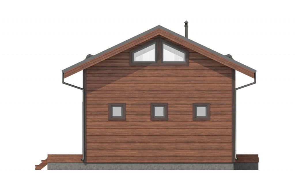 Каркасная баня Жерона (8×9)