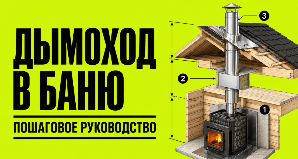 Дымоход в баню своими руками: пошаговое руководство